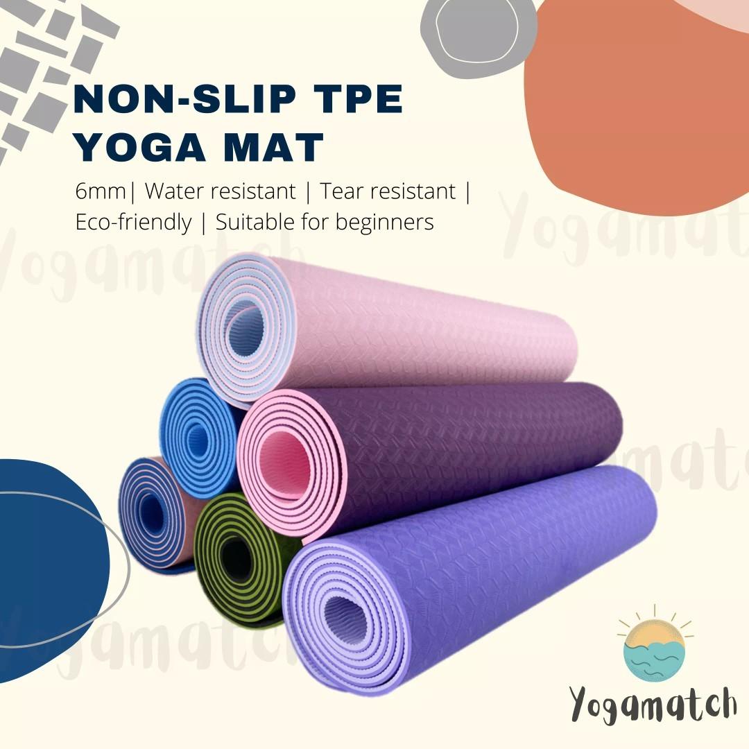 Yogamat (Cotton Candy) (Category: Toning & Stretching Accessories) located in Valenzuela. Submitted by lim_lance (Listing ID 1070297943, Image 2). Description: 🌸 High quality double-color yoga mats 🌸 Made of eco-friendly and durable thermoplastic elastomer (TPE) rubber material 🌸 Tear resistant material 🌸 Water resistant surface with anti-slip lines on both sides 🌸 Good elasticity and rebound resilience 🌸 Suitable for beginners and experien