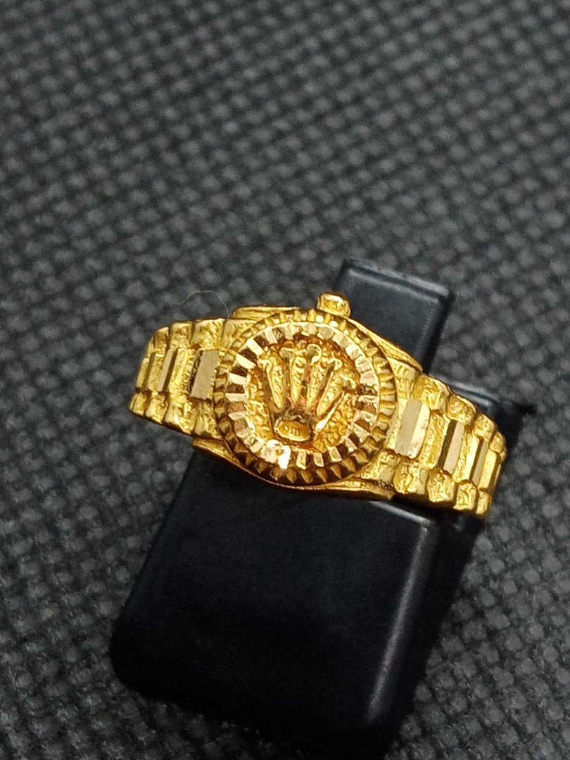 Rolex gold ring sales