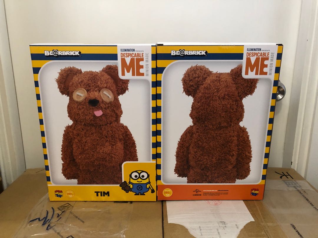 現貨Bearbrick be@rbrick tim minion 400% medicom toy, 興趣及遊戲 ...