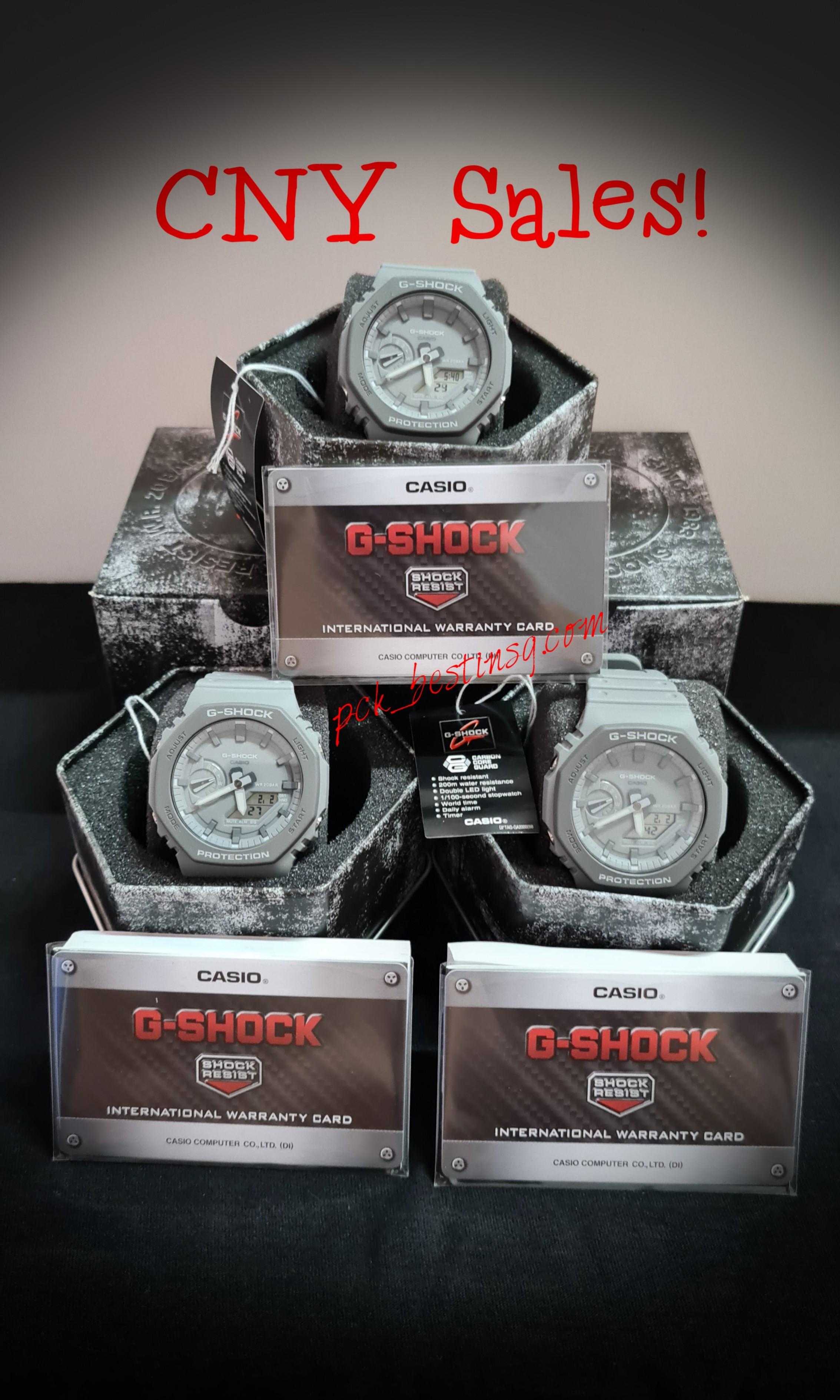 G shock set clearance date