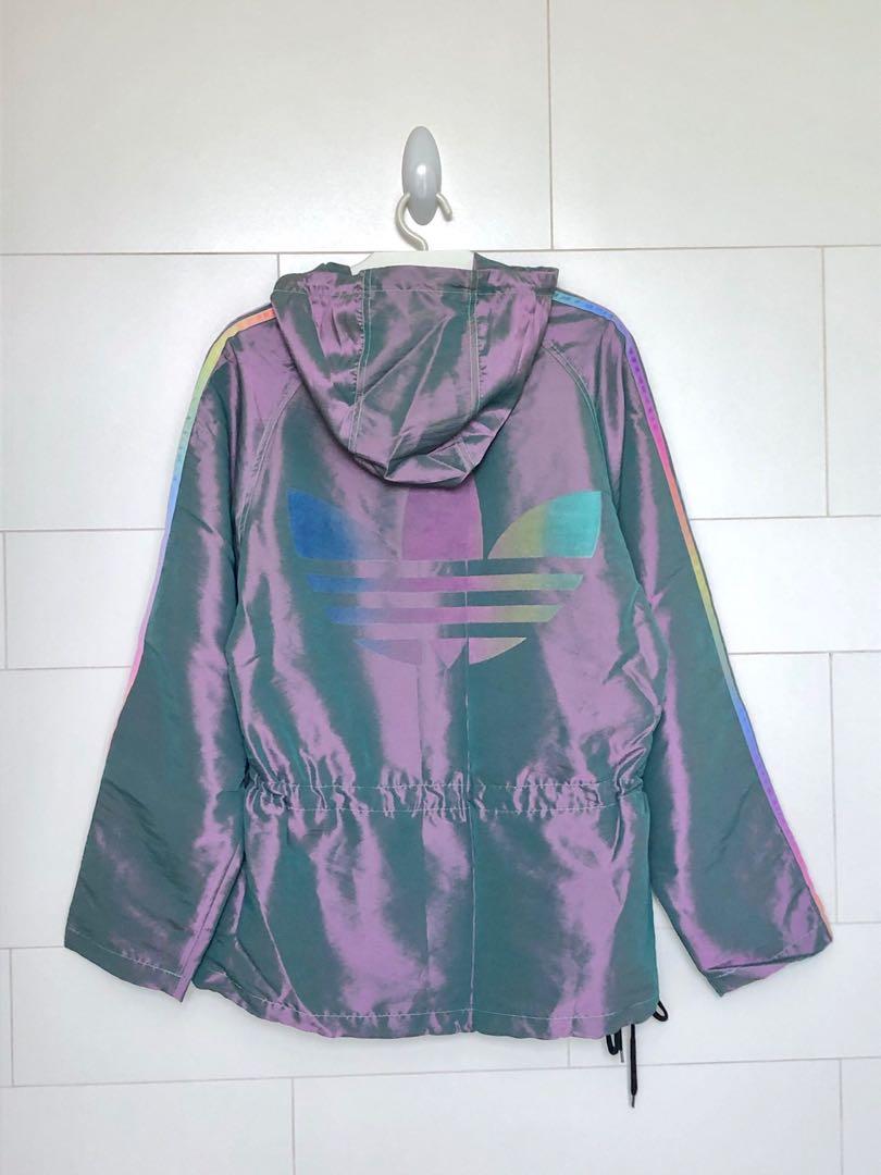 Adidas iridescent jacket clearance