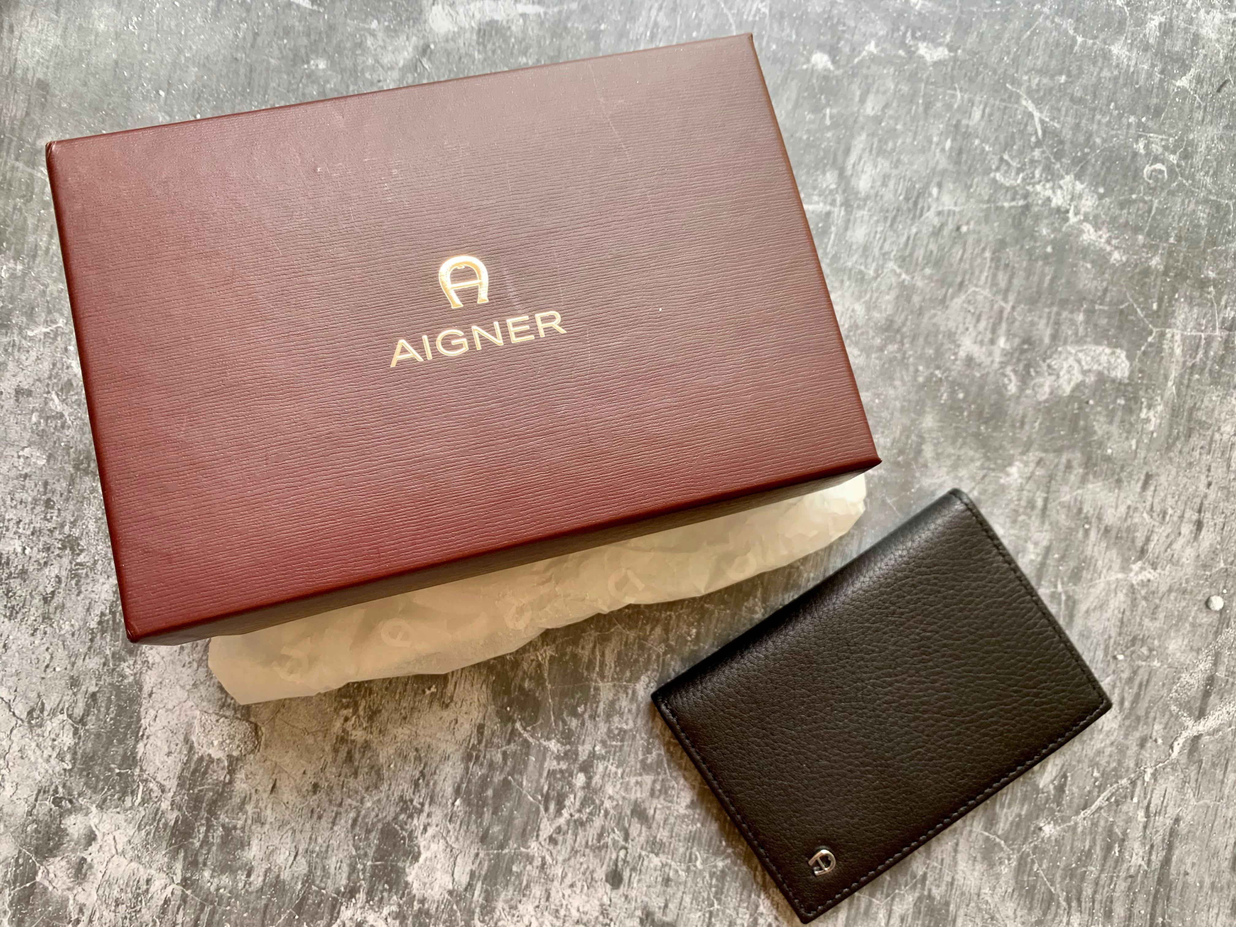 aigner card wallet