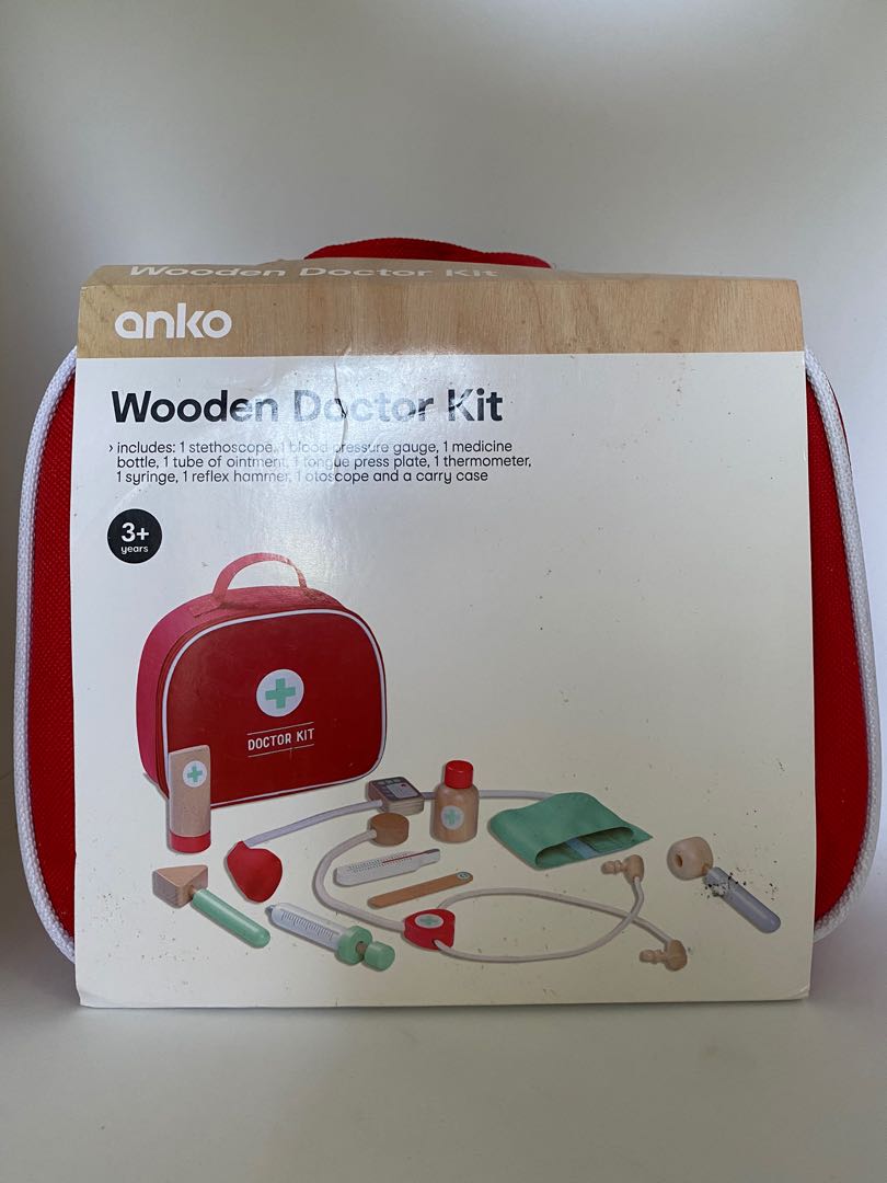 wooden doctor set