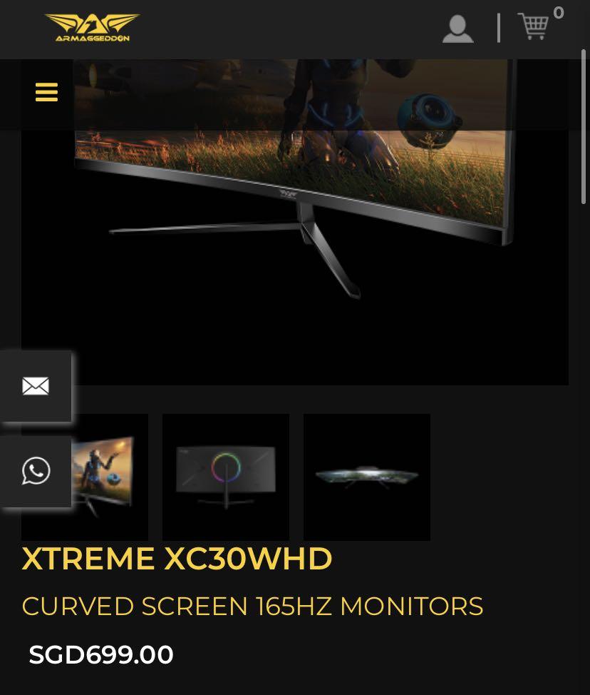 armaggeddon monitor pixel+(XC30WHD), Electronics, Others on Carousell