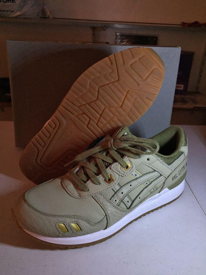Asics Gel lyte 3 khaki Men s Fashion Footwear Sneakers on