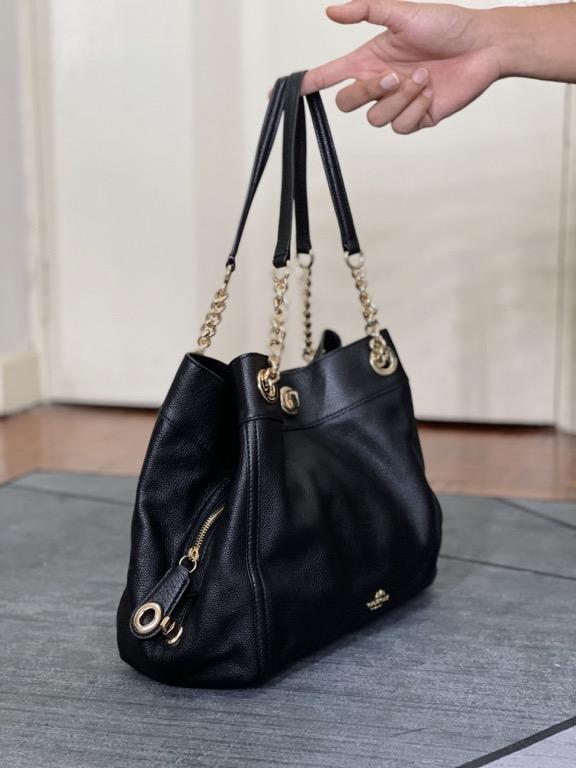 Authentic Coach Edie Turnlock Shoulder Bag Luxury Bags Wallets