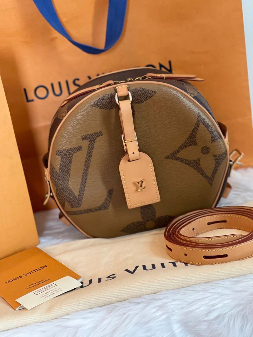 Louis Vuitton Giant Reverse Monogram Boite Chapeau Souple, Luxury, Bags &  Wallets on Carousell