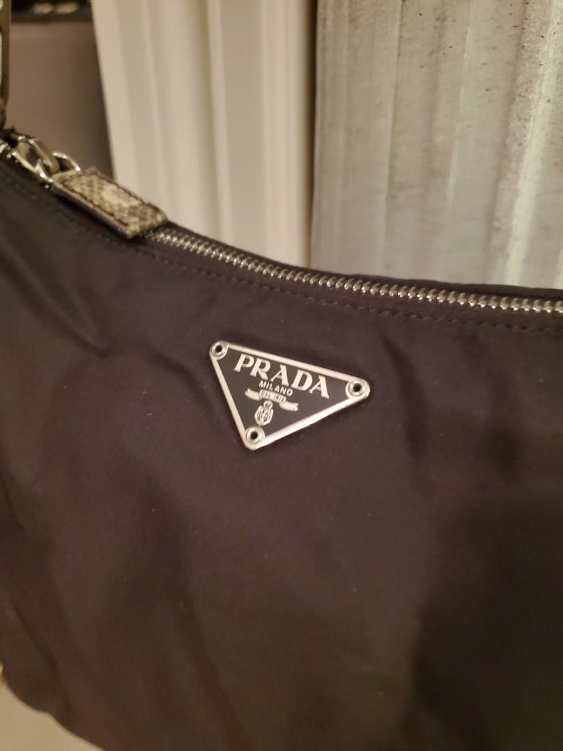 Prada hobo store bag nylon vintage