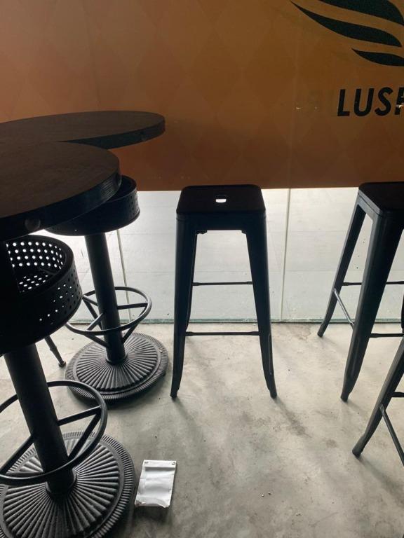 Bar Stools and Table, Furniture & Home Living, Furniture, Tables & Sets