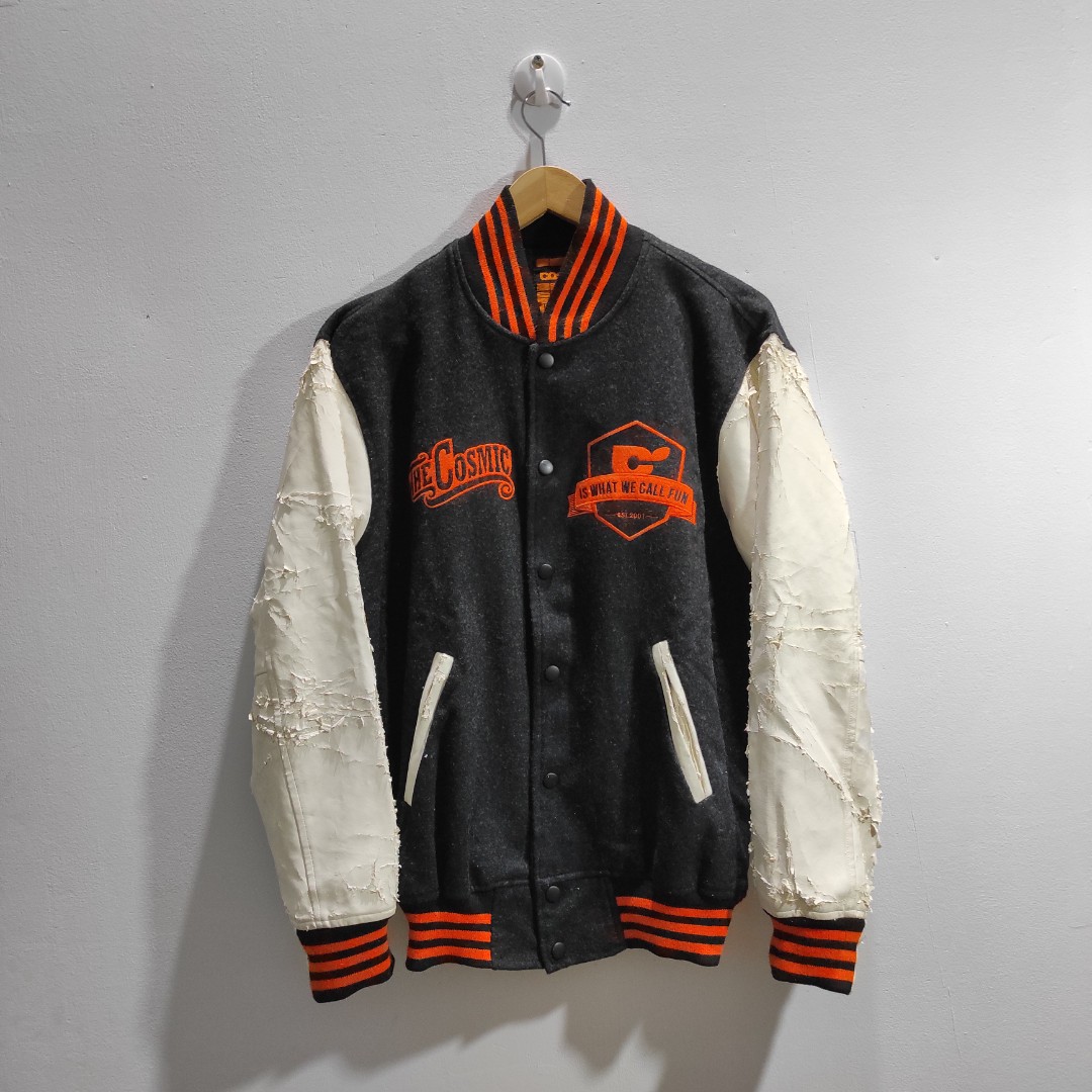 Baseball Jacket Varsity kulit The Cosmic