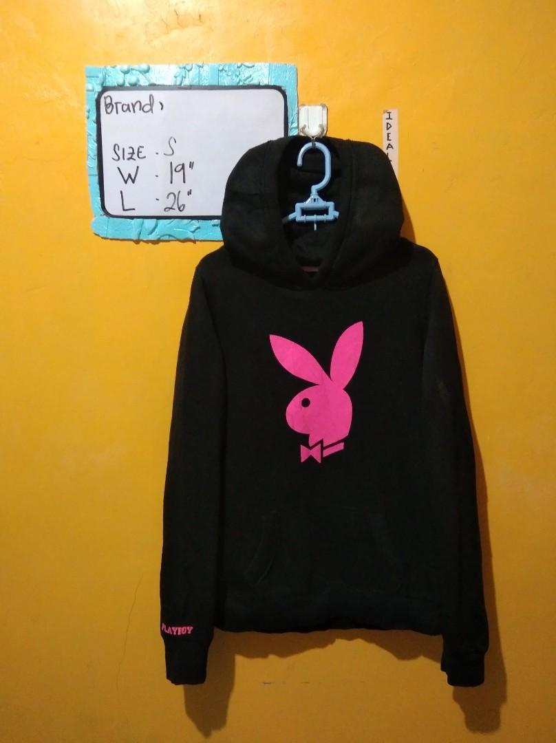Big Playboy Bunny Logo Hoodie, Women's 