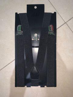 black suspenders