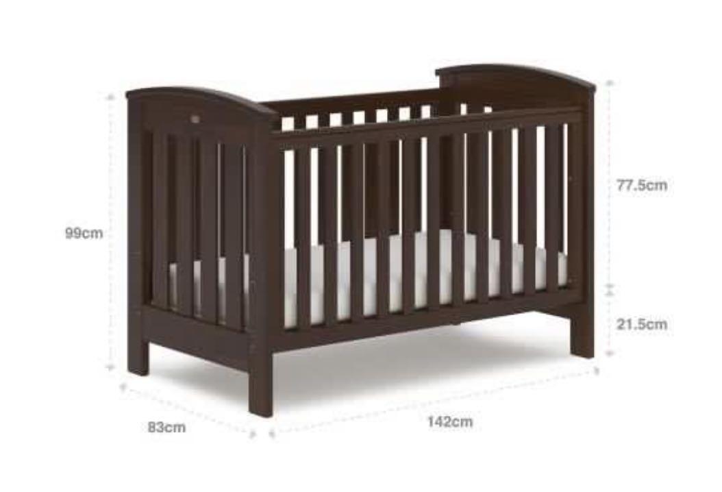 Boori Classic Cot Bed Dropside Babies Kids Baby Nursery Kids Furniture Cots Cribs on Carousell