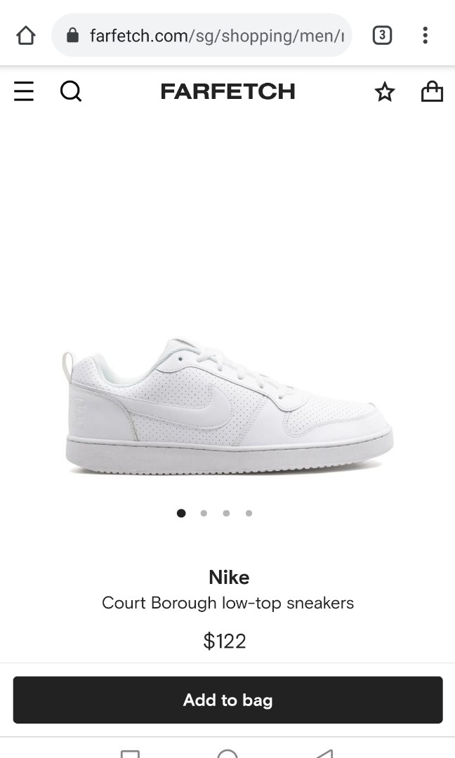 nike court borough low men