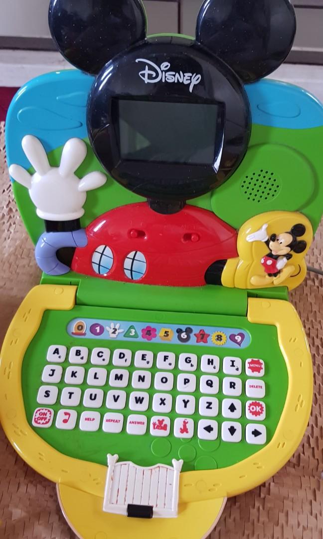 Mickey mouse clubhouse learning laptop on sale