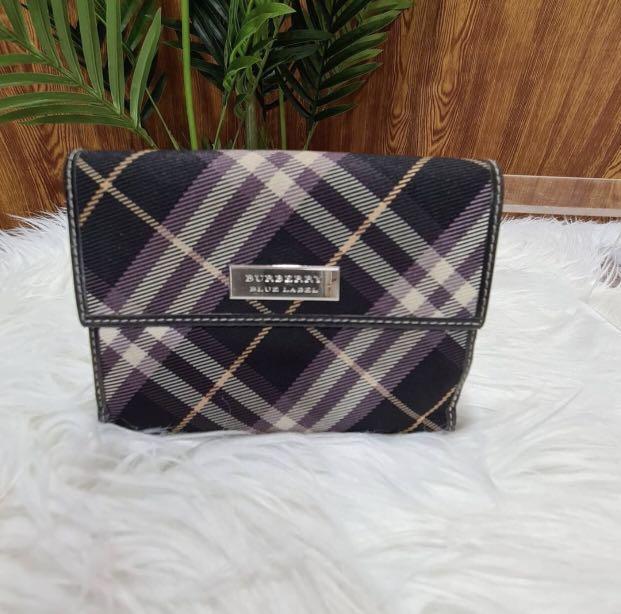 Burberry wallet blue label best sale