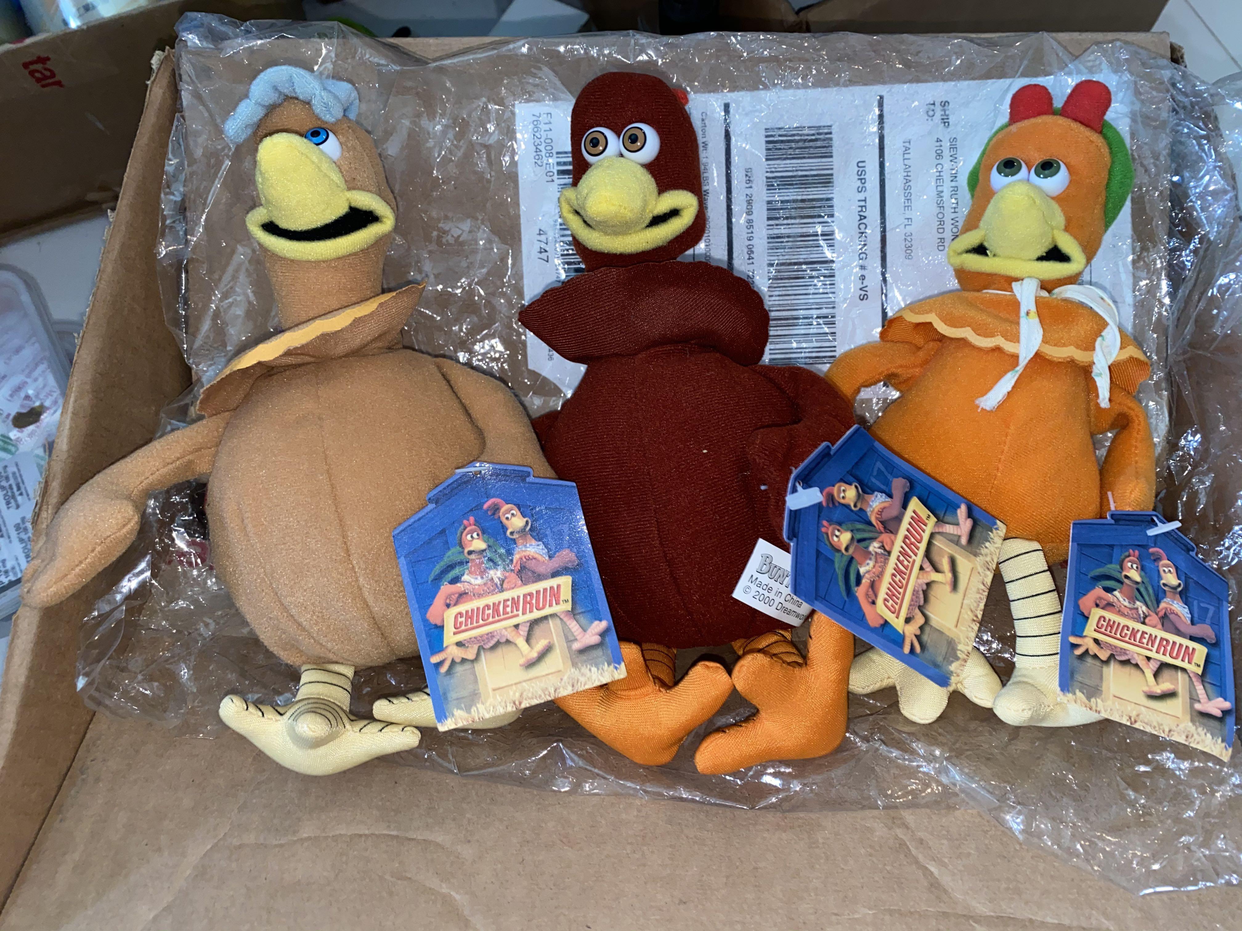 Burger King chicken run plush price for all 3