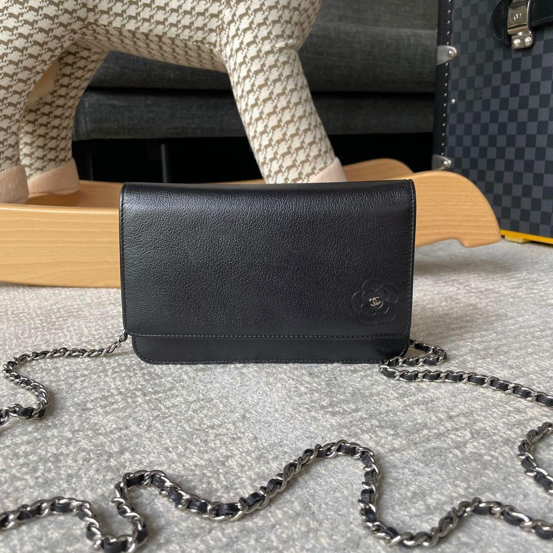 Chanel Camelia Wallet On Chain, Luxury, Bags & Wallets on Carousell