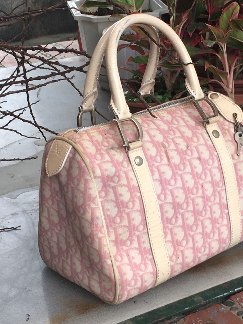Dior monogram bag best sale pink
