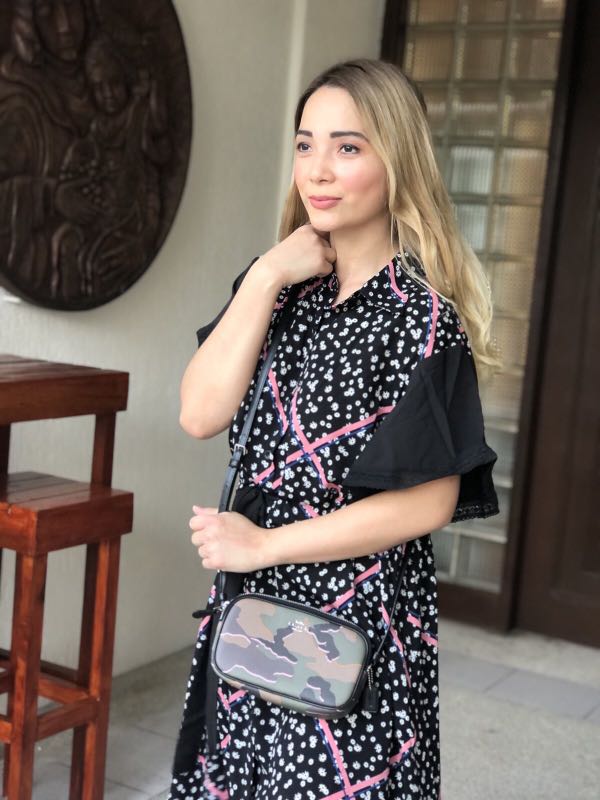 Coach wild camo crossbody sale