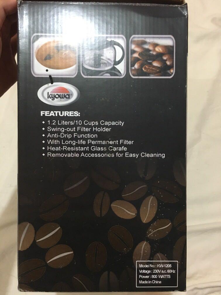 Coffee Maker (Kyowa KW1205), TV & Home Appliances, Kitchen Appliances