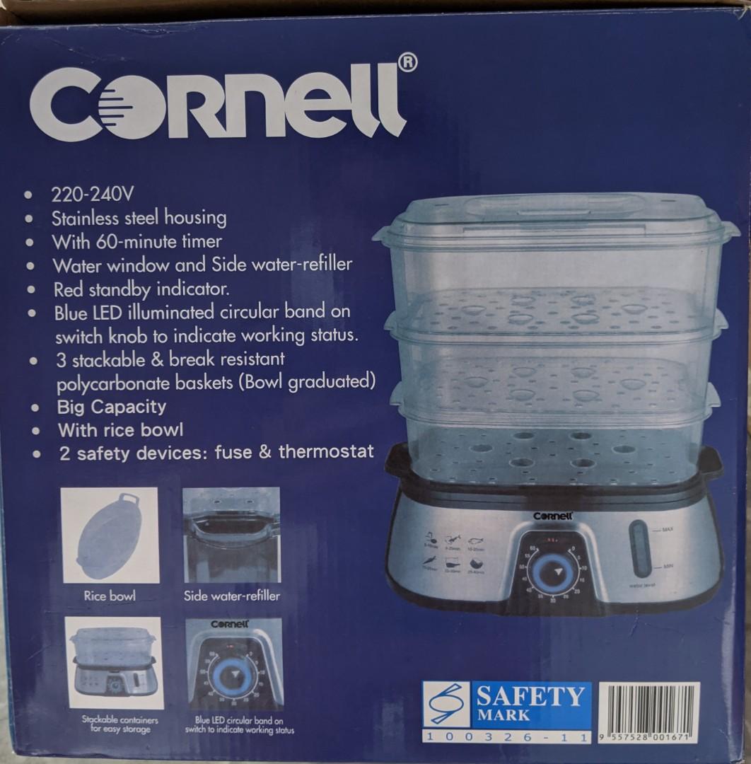 CORNELL Food Steamer (3Tier), Furniture & Home Living, Kitchenware