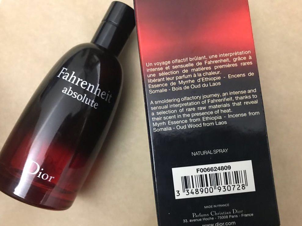 fahrenheit absolute 100ml