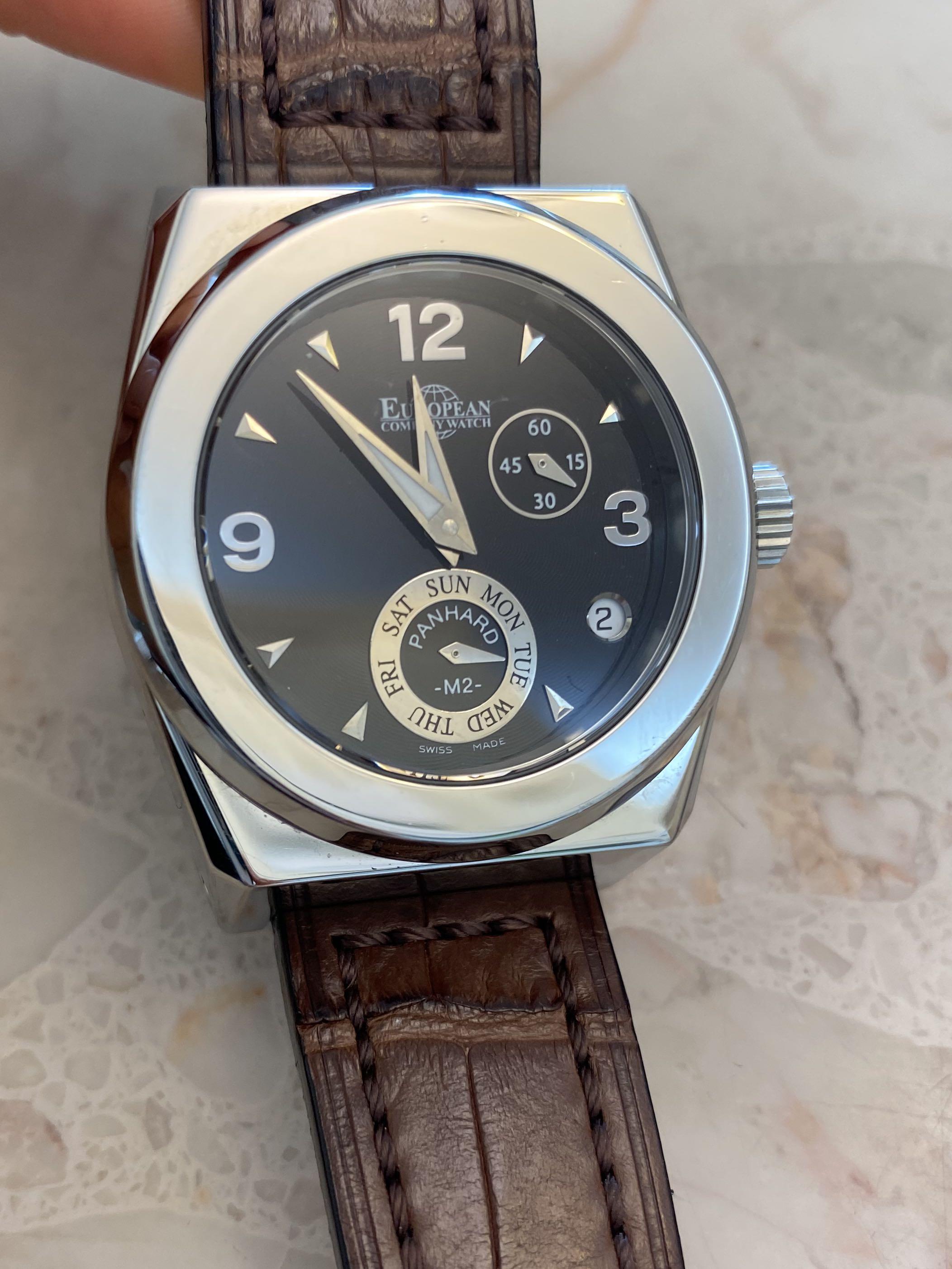 European Company Watch ECW Panhard quartz watch