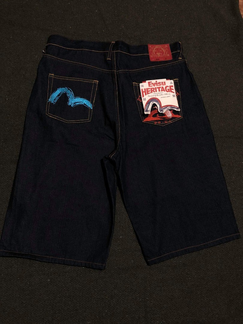 evisu short jeans