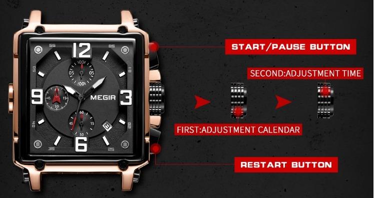 Megir hot sale wrist watch