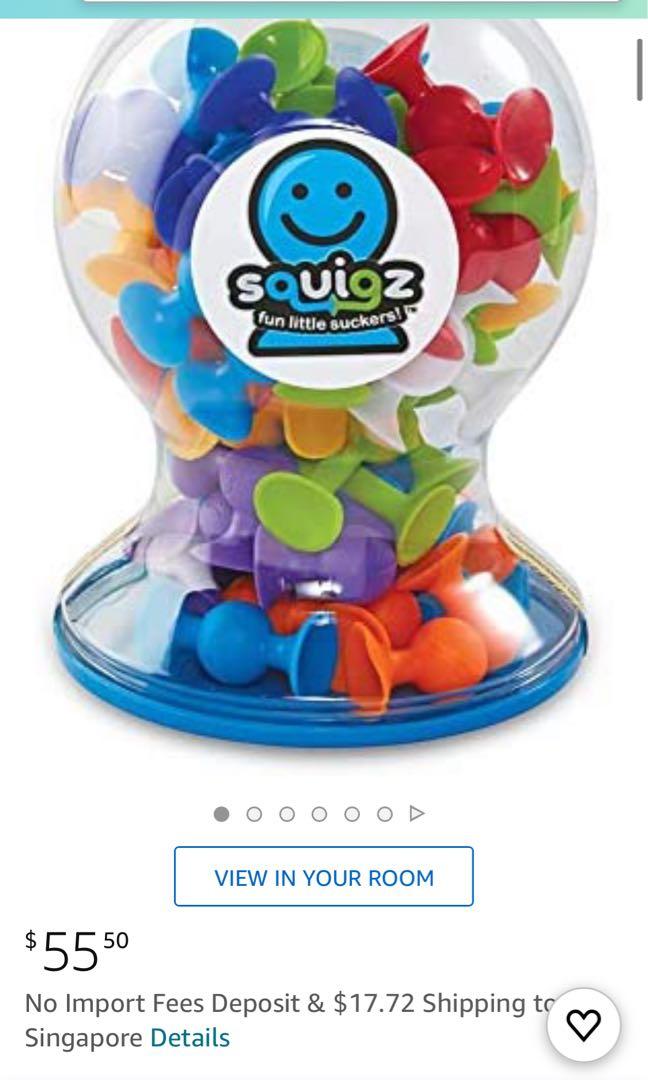 Fat Brain Toys Squigz Deluxe 50 Piece Set Hobbies Toys Toys