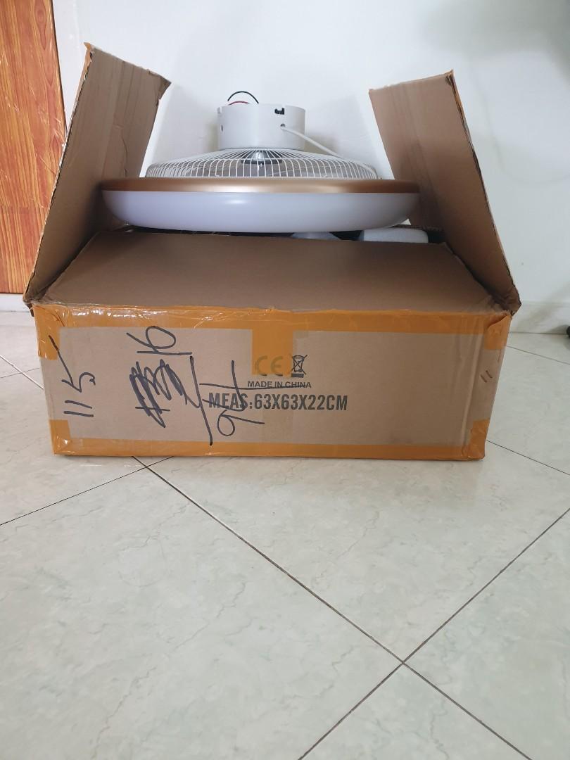Fcmila led fan ceiling light hot sale