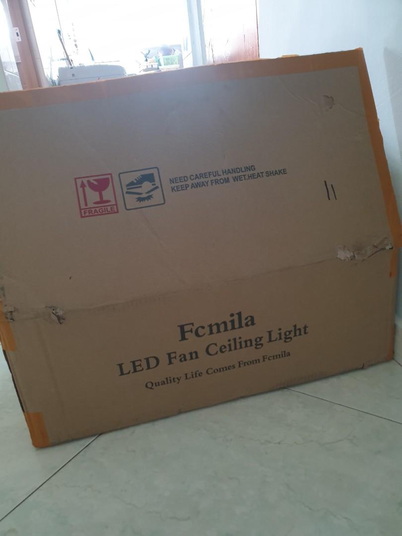 Fcmila led hotsell fan ceiling light