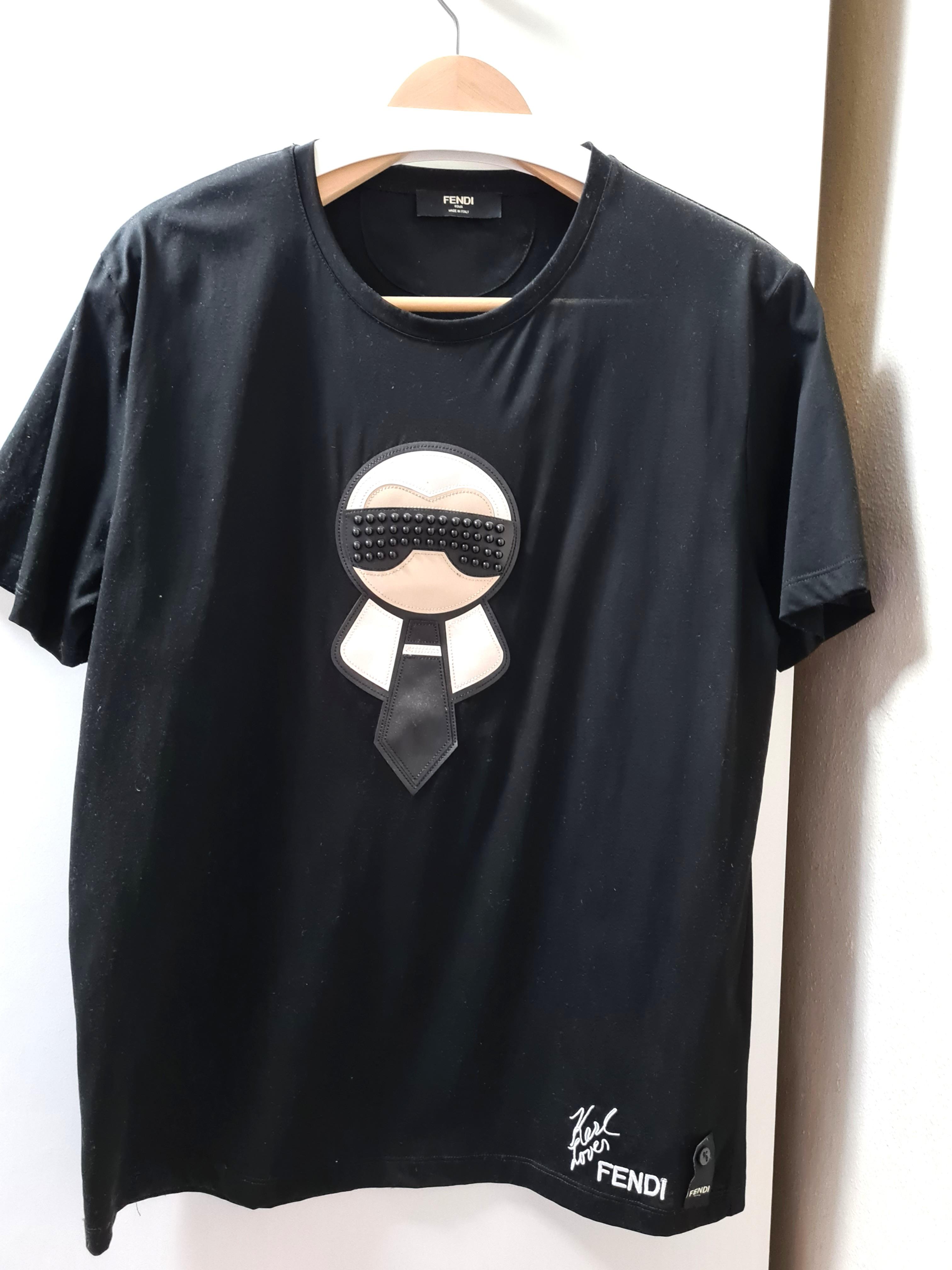 Fendi karl t shirt clearance