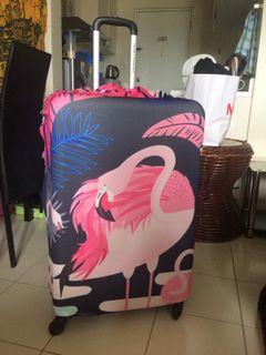 Flamingo luggage cover