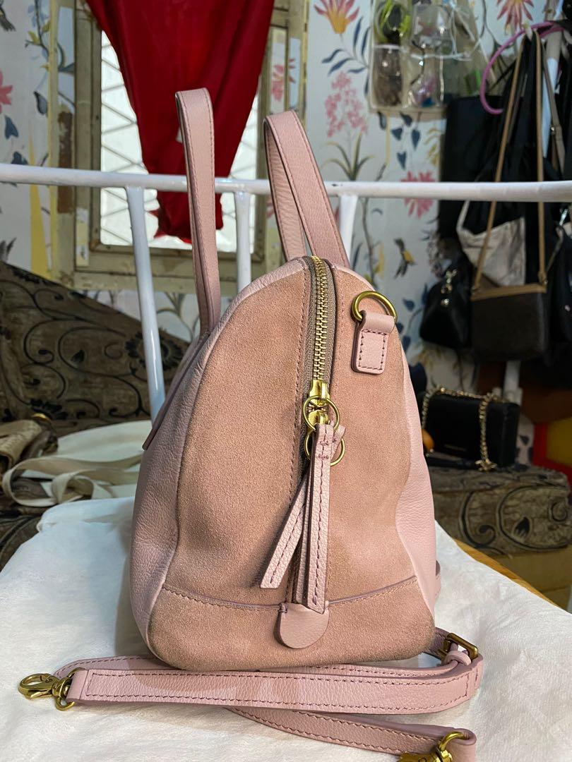 Fossil sydney satchel bag soft pink