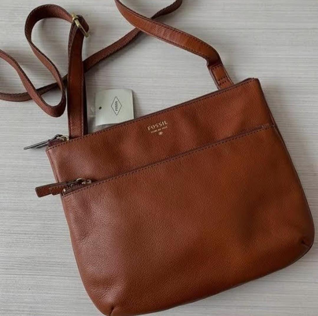 Fossil tinsley crossbody medium brown