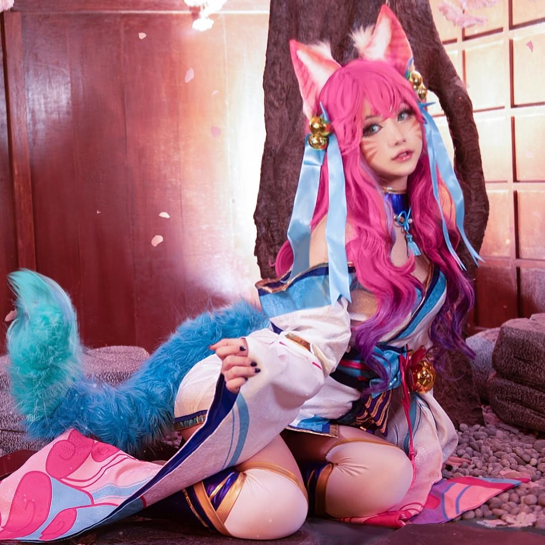 Full Set Spirit Blossom Ahri Cosplay Costume Women S Fashion Clothes Others On Carousell This was a massive team effort! full set spirit blossom ahri cosplay costume