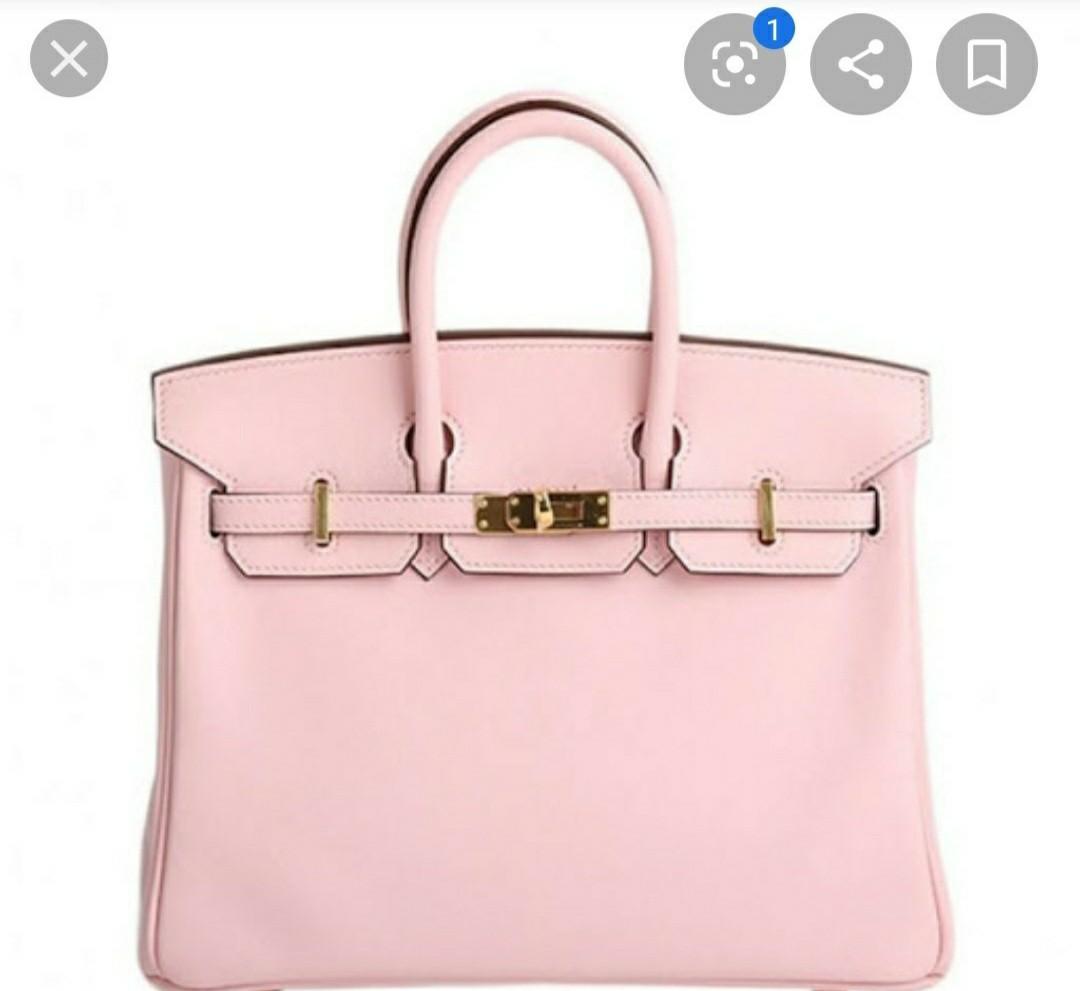 Hermès Birkin 35 handbag in Sakura Pink Taurillon Clémence leather