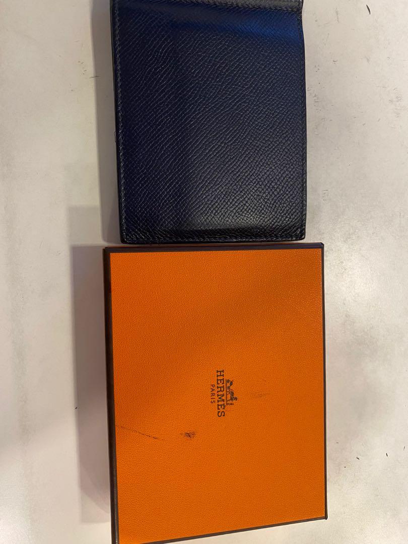 Reducing to clear‼️ Hermes Men Wallet / Money Clip - Blue