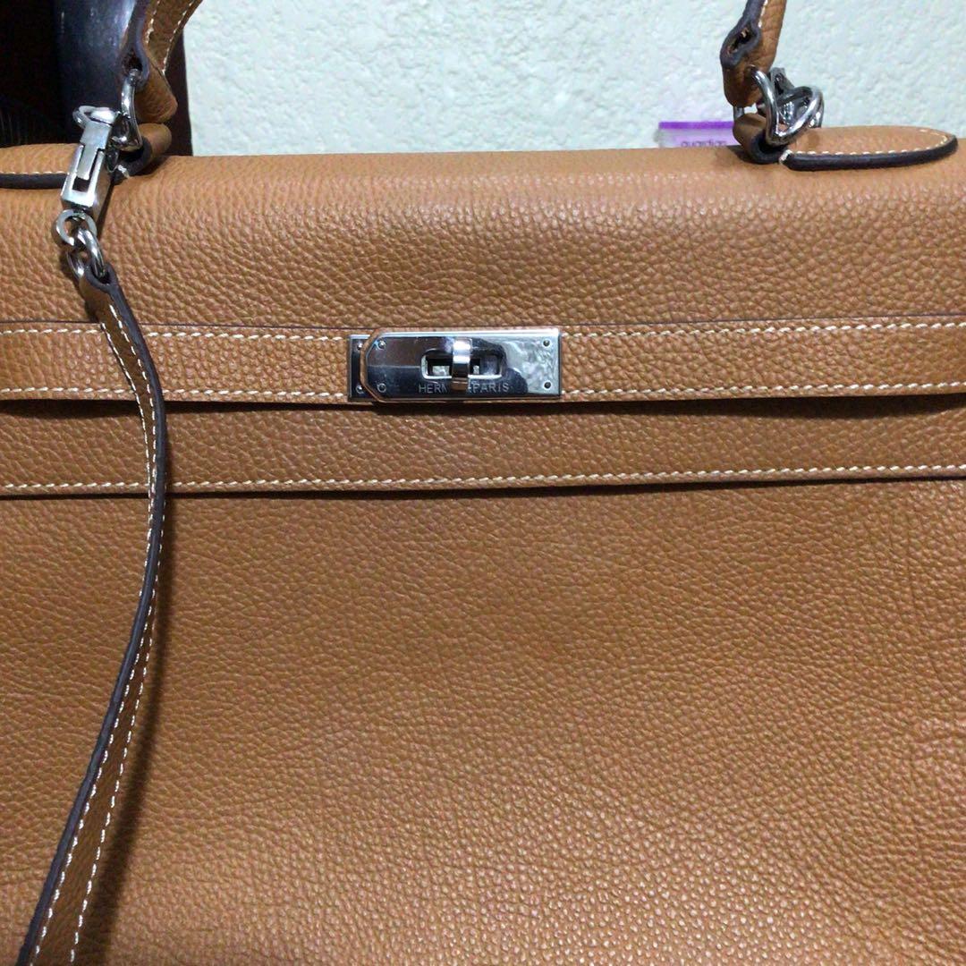 Hermes outlet kelly tan