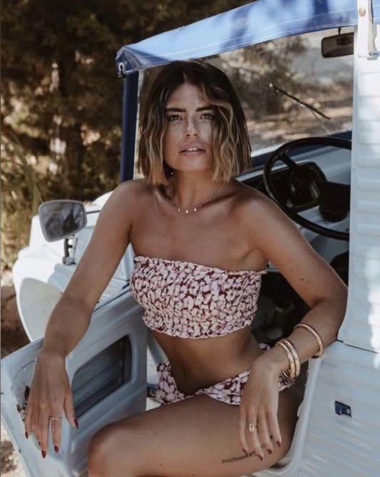 H M x Love Stories Swimming Club Bandeau Top Women s Fashion
