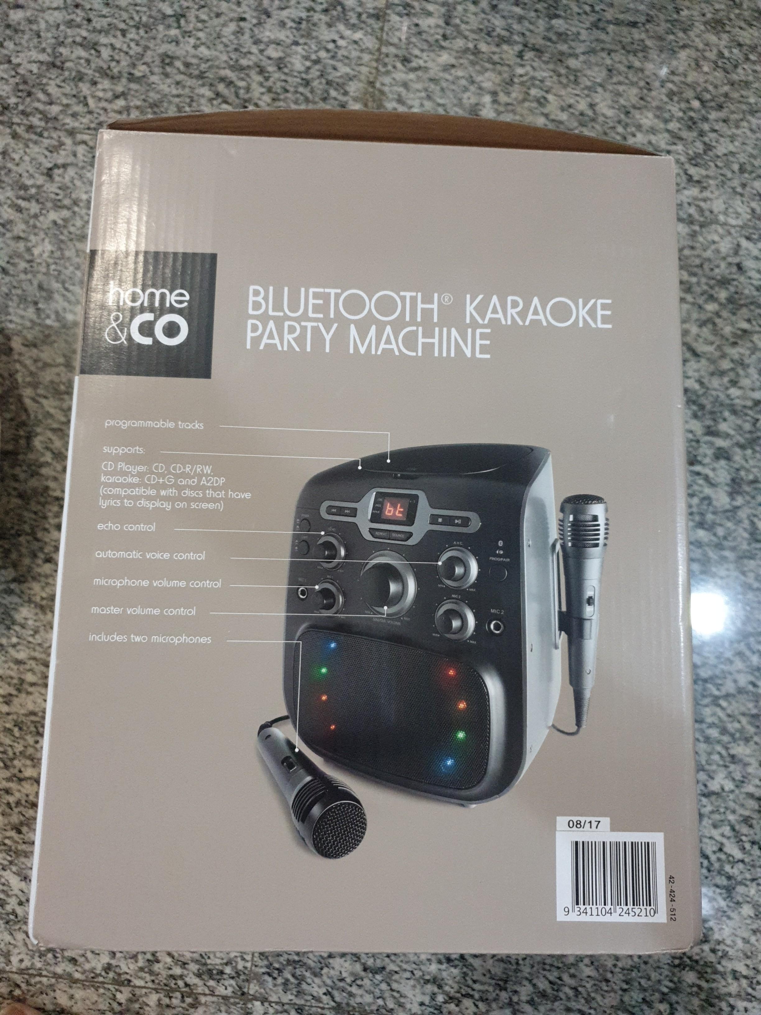 home&CO Bluetooth Karaoke Party Machine, TV & Home Appliances, TV