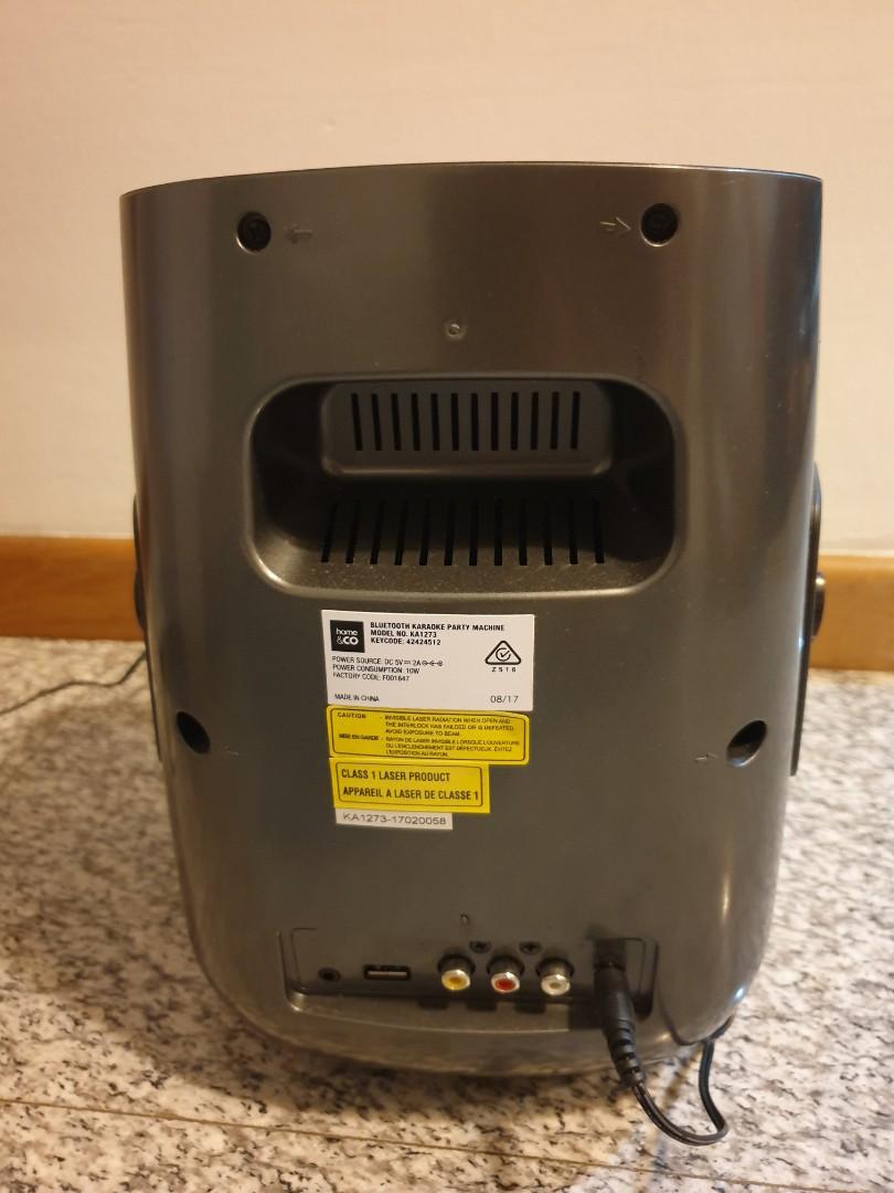 home&CO Bluetooth Karaoke Party Machine, TV & Home Appliances, TV