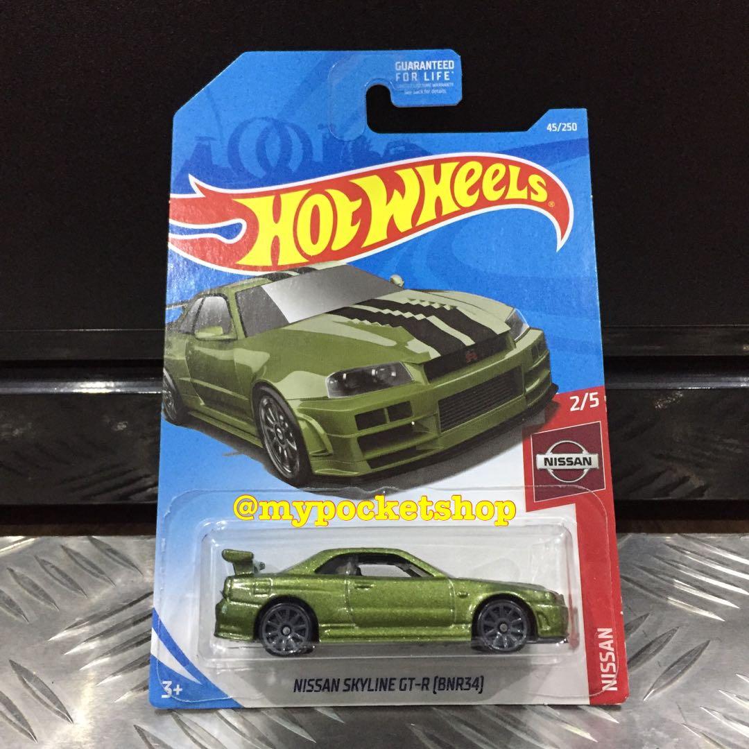 RESERVED Hot Wheels NISSAN SKYLINE GT R R34 Metalflake Olive