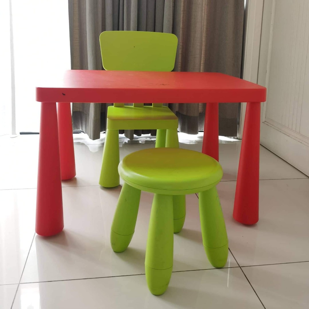 IKEA CHILDRENS TABLE SET, Babies & Kids, Baby Nursery & Kids Furniture