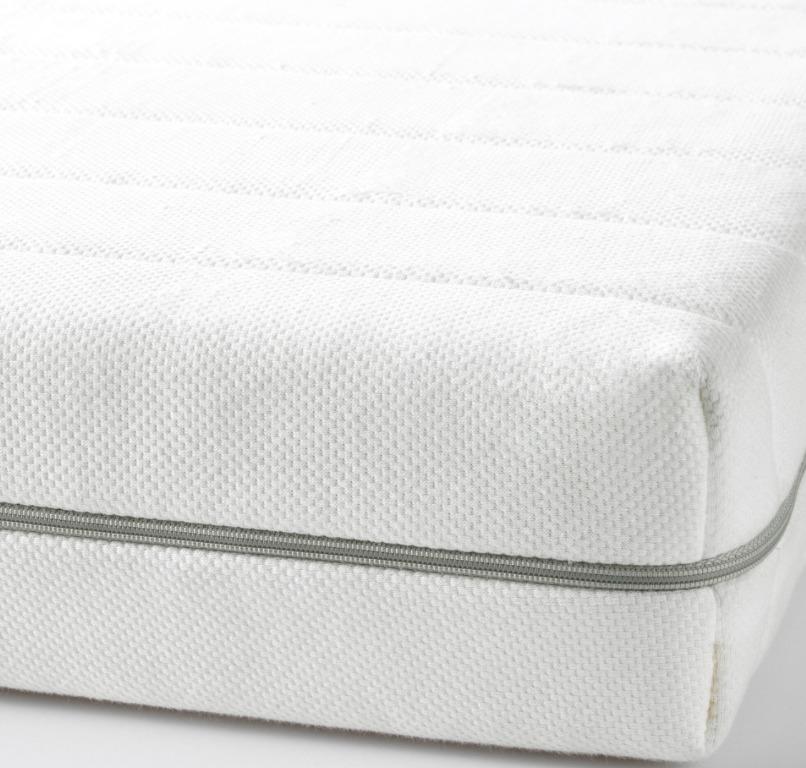 ikea malfors foam mattress firm white 90x200 cm furniture home living furniture bed frames mattresses on carousell