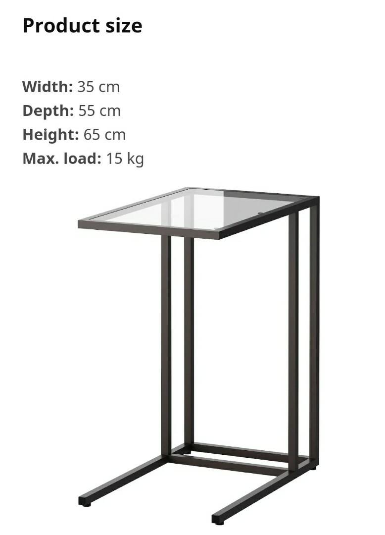 Ikea Side Table, Furniture & Home Living, Furniture