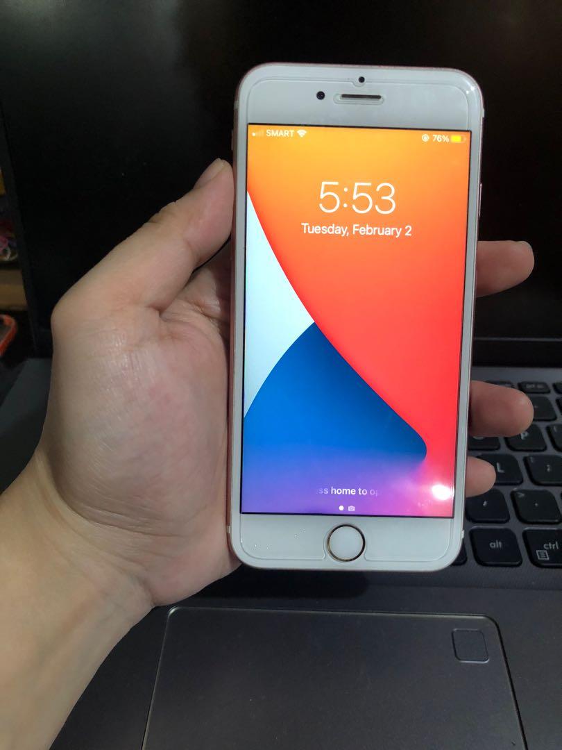 Iphone 6S 64gb factory unlocked with box (Category: iPhone 6 Series) located in Manila. Submitted by techboss_mnl (Listing ID 1067008668, Image 2). Description: Iphone 6s 64gb Rosegold •Factory unlocked / Openline •Comes with Original box (Same imei in settings and box), Manuals, Original Charger and free case. •Protected with tempered glass since day 1 •99% smooth - Good as new •No issues , no defects •Reset all you want •No icloud issues •Lady 