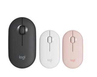 Logitech M350 Minimalist. Modern. Silent Pebble Wireless Mouse